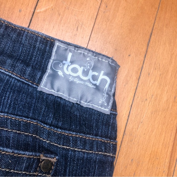 3 for $25 Touch By Alyssa Milano Dark Washed Steelers Jeans Boot Cut Sz 28 - Picture 8 of 10